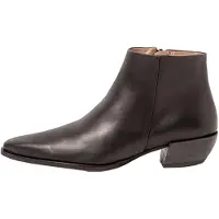 Neosens für Damen. 333521101003_001 Lederstiefeletten S3352 schwarz (40), 3 bis 5 cm, Reißverschluss, Lässig