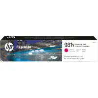 HP 981Y Magenta Original PageWide Druckerpatrone mit sehr hoher Reichweite, Hohe (XL-) Ausbeute, Magenta, Tinte auf Pigmentbasis, 183 ml, 1 Stück(e), 16000 Seiten