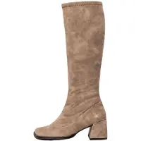 Art für Damen. 117081120003_020 1708 Verona beige Lederstiefel beige (38), 5 bis 8 cm, Reißverschluss, Lässig