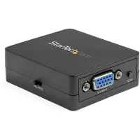 StarTech.com .com S-Video VGA Adapter - USB Power, Aktiver Videokonverter, Schwarz, CE, FCC, REACH, 1920 x 1080 Pixel, 640 x 480,1920 x 1080 Pixel, 60 Hz