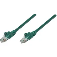 Intellinet Premium Netzwerkkabel, Cat6a, S/FTP, 100% Kupfer, Cat6a-, LS0H, RJ45-Stecker/RJ45-Stecker, 20,0 m, grün, 20 m, Cat6a, S/FTP (S-STP), RJ-45, RJ-45, Grün