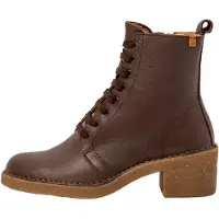 El naturalista für Damen. 25660S3ZJ005_012 Braune Lederstiefeletten N5660S (42), 1 bis 3 cm, Reißverschluss, Lässig