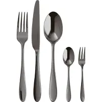 Sambonet Besteckset Velvet Schwarz 30-teilig