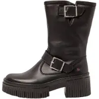 Art für Damen. 113971101003_001 Lederstiefel 1397 York schwarz (36), 3 bis 5 cm, Reißverschluss, Lässig