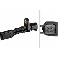 Hella ABS Sensor Raddrehzahl Hinten für JEEP WRANGLER III (JK) 6PU 358 218-721