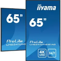 Iiyama LH6541UHS-B1AG Signage-Display 163,8 cm (64.5") LCD 500 cd/m² 4K Ultra HD Schwarz 24/7