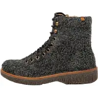 El naturalista für Damen. 25572PET0005_001 Lederstiefelette N5572P Volcano schwarz (40), Wohnung, Reißverschluss, Lässig