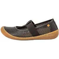 El naturalista für Damen. 25787R101005_001 Ballerinas aus Leder N5787R Pawikan schwarz (36), Wohnung, Keine, Lässig
