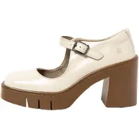 Art für Damen. 1198411KH003_082 Off-white Lederschuhe 1984 (40), Gold, 8 bis 10 cm, Schnalle, Klassisch