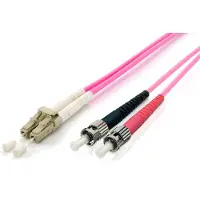 Equip LC/ST-LWL-Patchkabel, OM4, 2.0m, 2 m, OM4, LC, ST