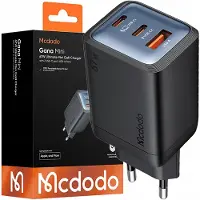 Mcdodo Schnellladegerät, Netzteil, Adapter mit 3x USB-C (PD), USB-A und GaN-Technologie, 67W