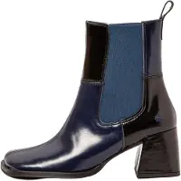 Art für Damen. 1170711EH003_0MU Lederstiefeletten 1707 Verona schwarz (38), 3 bis 5 cm, Keine, Lässig