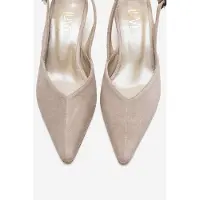 Forever & Always Dioris Leder-Slingback-Kitten-Heel-Pumps