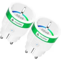 NOUS A8M smarter Stecker Matter 2er 3840W/16A/Messung 2er Pack