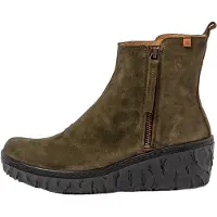 El naturalista Stiefeletten Damen N5167 SILK SUEDE FOREST / MYTH YGGDRASIL Farbe Grün