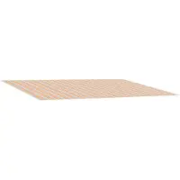 vidaXL Markisenersatzstoff Blau und Orange 350 x 250 cm Polyester