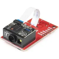 Sparkfun Breakout Board mit DE2120 2D Barcode Scanner Modul