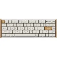 Keychron K6 HE Kabellose Mechanische Tastatur, ANSI US, Special Edition / White / Gateron Double-Rail Magnetic Nebula Switch K6H-Q1
