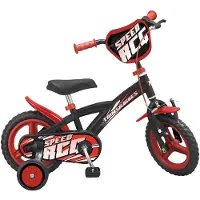 Toimsa Geschwindigkeit 12 Zoll 21,5 cm Jungen Padroller schwarz / rot