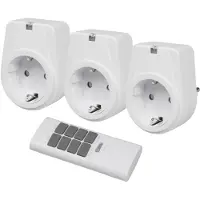 Berrybase McPower Comfort, Funksteckdosen-Set, 3 Steckdosen