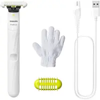 Philips Norelco OneBlade OneBlade QP1924/22 Intimate, Integrierte Batterie, Nass & Trocken, Weiß