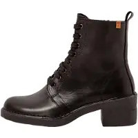 El naturalista für Damen. 25660S301005_001 Lederstiefeletten N5660S schwarz (41), 1 bis 3 cm, Reißverschluss, Lässig