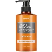 Kundal Honey & Macadamia Pure Body Wash Pink Grapefruit 500 ml Duschgel