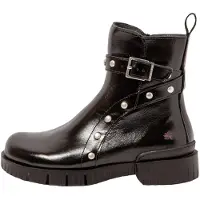 Art Stiefeletten Damen 1837S NAPPA SHINNY BLACK/OXFORD Farbe Schwarz