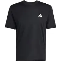 Adidas T-Shirt PERFORMANCE "WORKOUT ESSENTIALS BASE", Herren, Gr. S, schwarz, Obermaterial: 100% Polyester, Rundhals, Shirts T-Shirt, reguläre Passform, mit Climacool Technologie