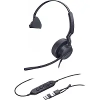 Yealink Mono-UC-Headset mit USB-C/A-Anschluss, Kabelgebunden, Anrufe/Musik, 20 - 20000 Hz, 116 g, Kopfhörer, Schwarz