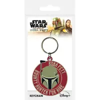 Pyramid Star Wars - Le Livre de Boba Fett - Porte-clés Bounty For Hire en Caoutchouc 5cm