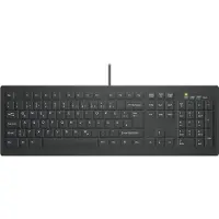 Contour Design Design Active Key ClassicClean Medizinische Tastatur Abnehmbare Abdeckung Full-Size Kabelgebunden Schwarz DE C8100