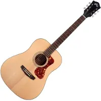 Guild D-240E Limited Flamed Mahogany Archback Natur