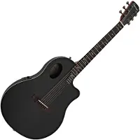 Hartwood Sonata Roundback Elektro-Akustikgitarre schwarz