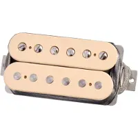 Gibson 1968 T-Top Reissue (Doppel Vintage White 2-Leiter ungewachst 7.5k Alnico 5)