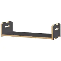 Tojo - hochstapler Regalsystem, Anbaumodul niedrig, anthrazit