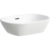 Laufen Aufsatzwaschbecken LUA 50 x 35 cm weiß glänzend H8120830001091