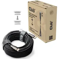 Club 3D CAC-1393 HDMI Verlängerungskabel [1x HDMI-Stecker - 1x HDMI-Stecker] Schwarz AOC (Aktives optisches Kabel) 50 m