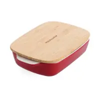 KitchenAid Kleine Auflaufform mit Deckel Empire Red