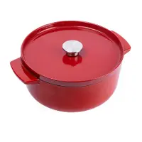 KitchenAid CC006060-001, 5,2 l, Rot, Eisenguss, Keramik, Elektro, Gas, Halogen, Induktion, Versiegelte Platte, Rot, Eisenguss