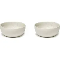 Serax - Zuma Schale by Kelly Wearstler, Ø 12,5 cm, Salt / weiß (2er-Set)