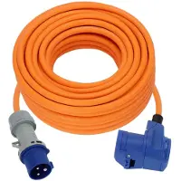 Brennenstuhl 1167650325 Strom Verlängerungskabel Blau, Schwarz, Orange, Grau 2
