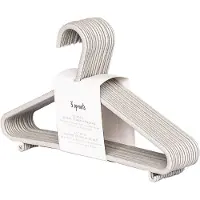 3 Sprouts - Hanger In Wheat Straw 15 pcs Grey