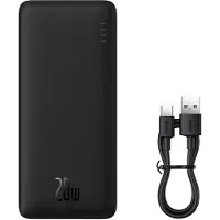 Baseus Airpow, 10000 mAh, Power Delivery, 20 W, Schwarz