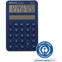 MAUL Taschenrechner Solar ECO MD 1 hellblau