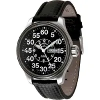 Zeno-Watch Basel Zeno-Watch - Armbanduhr - Herren - Oversized Pilot Carbon Observer- 8554DDOB-s1