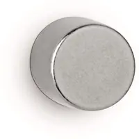 MAUL Neodym-Scheibenmagnet, 8 mm, Haftkraft: 2,8 kg, silber Durchmesser: 8 mm / Höhe: 5 mm, hohe Haftkraf