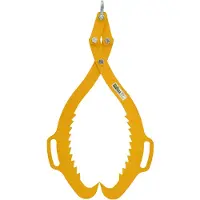 Baumarktplus Forstzange 1500 kg Zugkraft für Baumstämme bis 760 mm Hebezange 2 Klemmdorne ...