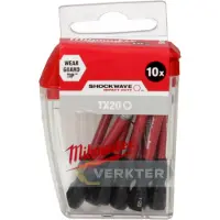 Milwaukee Schrauberbit Shockwave Gen II TX20 / 50 mm, 10 Stück