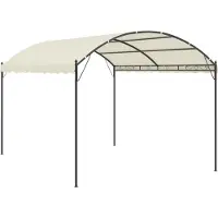 vidaXL Pavillon Stoff Creme